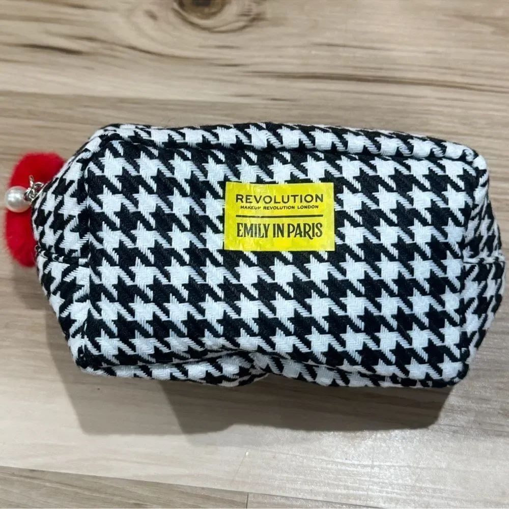 Revolution X Emily In Paris Bon Voyage Cosmetic Bag